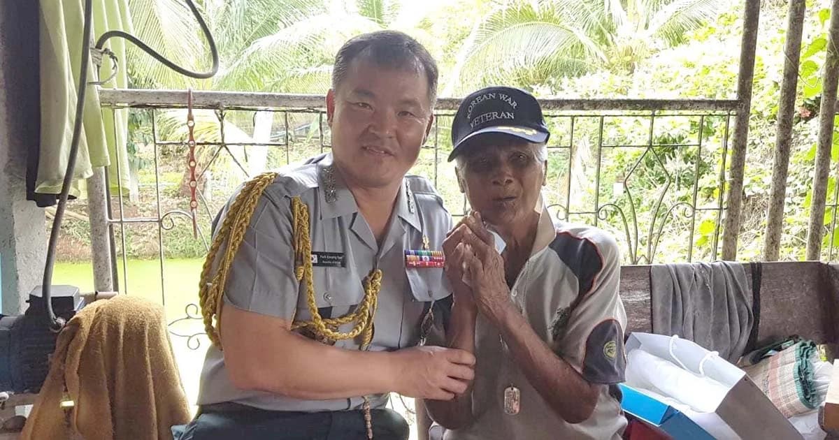 ทูตทหารเกาหลี เข้าคารวะ “อรุณ เสนีย์วงศ์ ณ อยุธยา” ยกย่องเป็น “วีรบุรุษ”