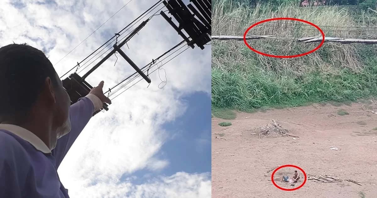 ร้องขอช่วยเร่งซ่อม หลังป้าวัย 60 ตกสะพานแขวนเจ็บสาหัส