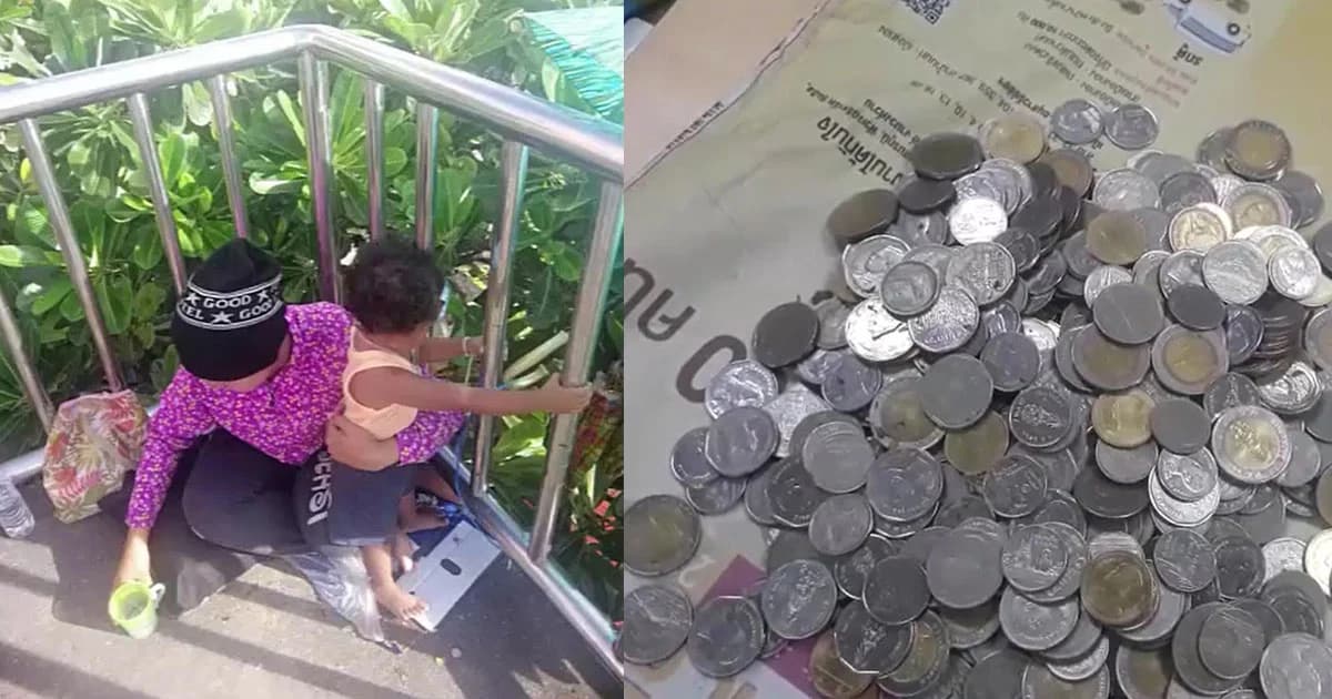 กวาดจับขอทาน พบเป็นกัมพูชาหนีเข้าเมือง