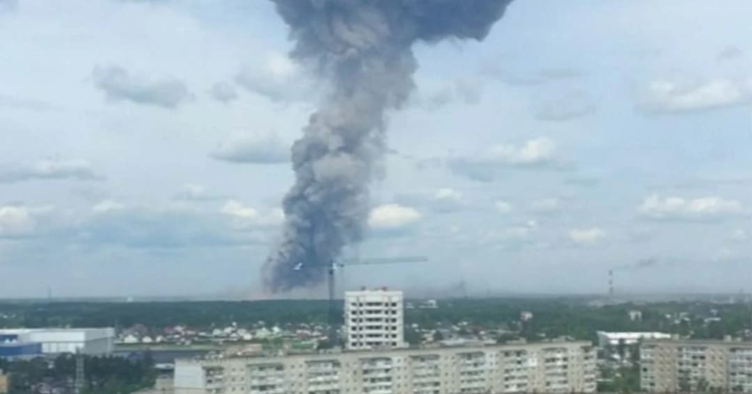 เหตุระเบิดโรงงานผลิตระเบิด TNT ในรัสเซีย เจ็บ 80 คน บ้านพัง 200 หลัง