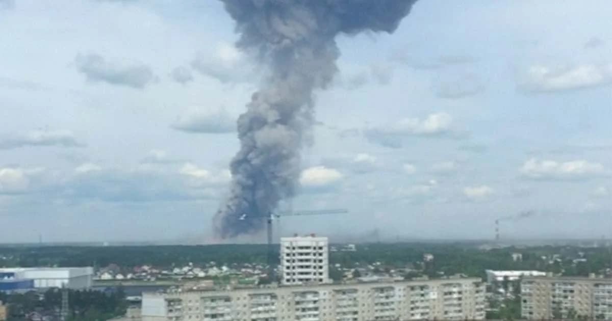 เหตุระเบิดโรงงานผลิตระเบิด TNT ในรัสเซีย เจ็บ 80 คน บ้านพัง 200 หลัง