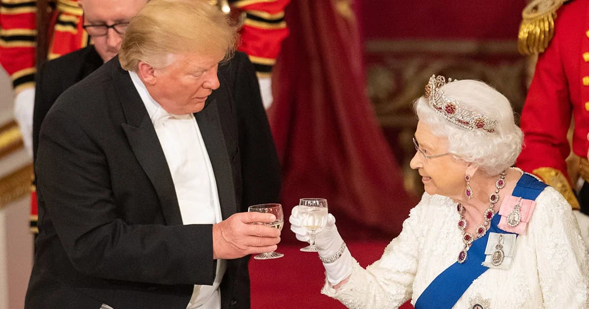 ‘ทรัมป์’ เยือนอังกฤษเข้าเฝ้าฯ สมเด็จพระราชินีนาถเอลิซาเบธที่ 2