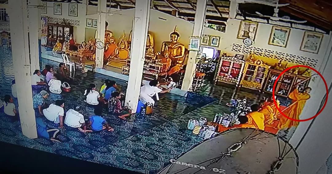 พระคลั่งฟันกันกลางวงข้าว โดนข้อหาพยายามฆ่า