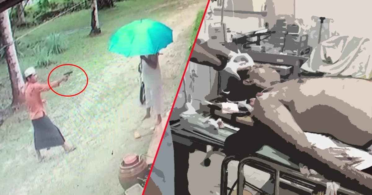 จับไวทันควัน! หนุ่มพังงาบุกยิงแสกหน้าพ่อค้าขายเสื้อผ้า