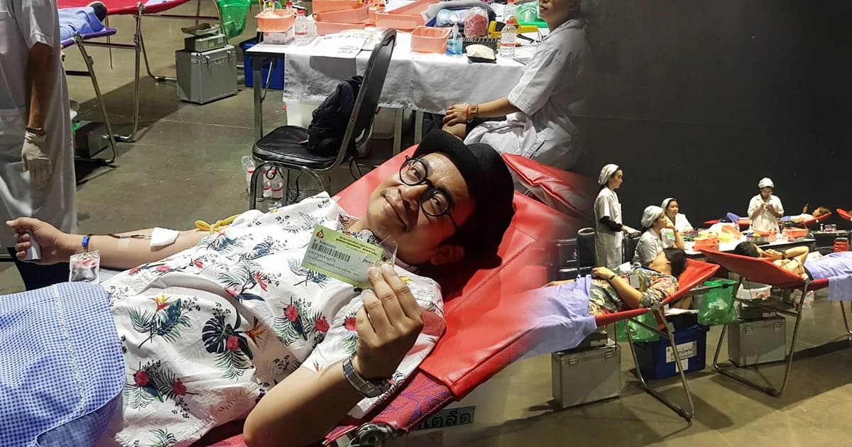 ศิลปิน-พนง. “เวิร์คพอยท์” ร่วมบริจาคโลหิตกับสภากาชาดไทย