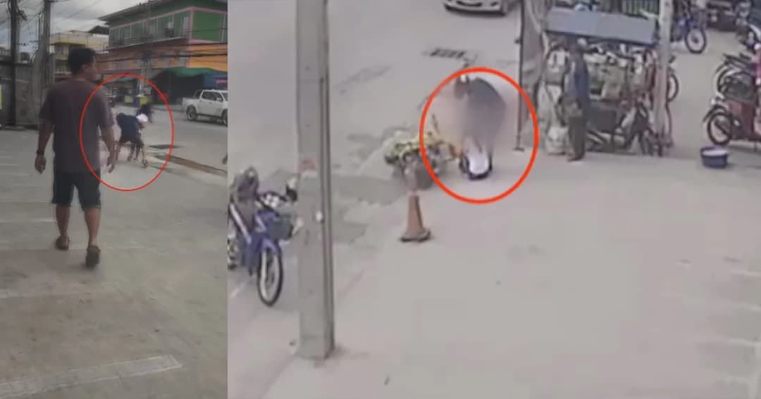 ตำรวจสั่งปรับแล้วสามีซ้อมภรรยาริมถนน อ้างทำไปเพราะเป็นห่วง