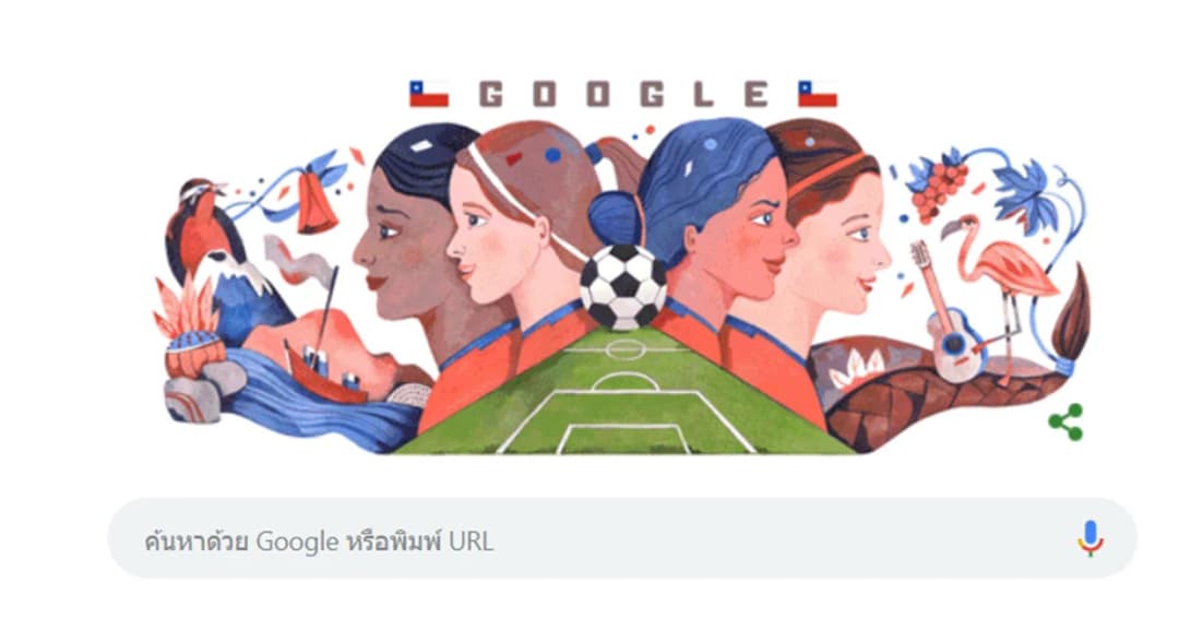 ‘กูลเกิล’ เปลี่ยนภาพเสิร์ชเอนจินต้อนรับการแข่งขันฟุตบอลโลกหญิง 2019