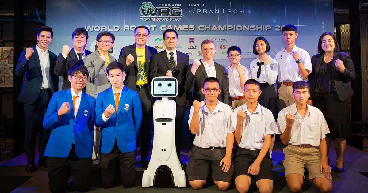 อนันดา เออร์เบินเทค หนุนงานแข่งขันหุ่นยนต์ “World Robot Games Thailand Championship 2019”