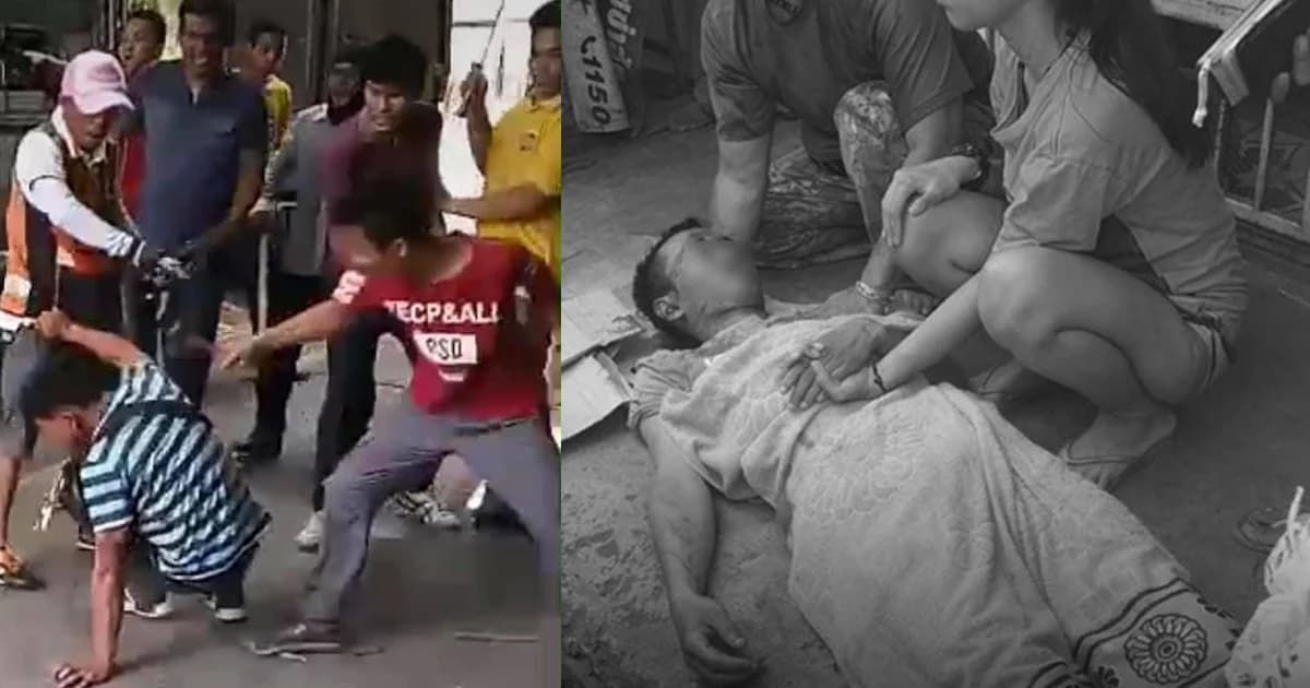 เมียหนุ่มเคอรี่ รับสามีคือชายสวมเสื้อแดงทำร้ายคู่อริ