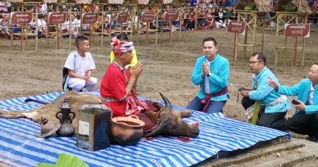 ชาวเชียงใหม่ร่วมสืบทอดประเพณีโบราณ เลี้ยงดงไหว้ผีปู่แสะย่าแสะ