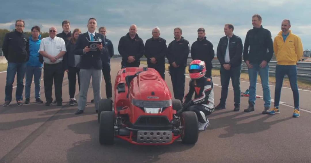 “ฮอนด้า” สร้างสถิติ ผลิต “รถตัดหญ้า” วิ่งเร็วที่สุดในโลก