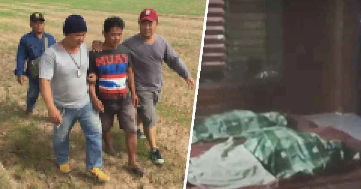 จับแล้ว! ลูกทรพี ปาดคอพ่อ-แม่วัยชราดับสลด