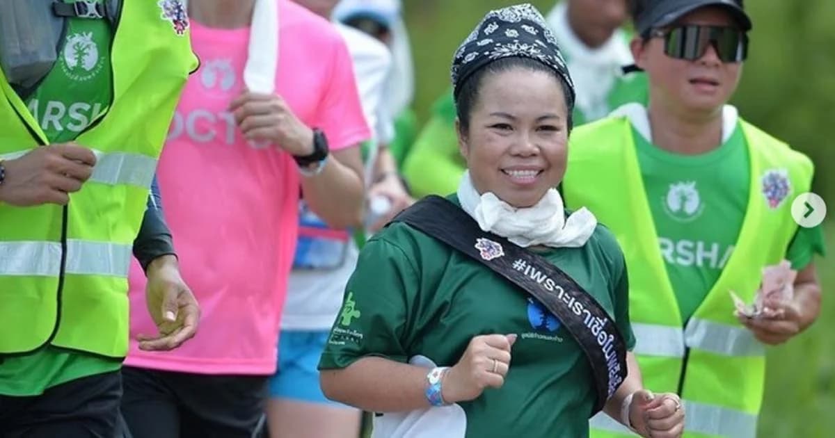 “ตุ๊กกี้” เผยความประทับใจวิ่งต้อนรับ “พี่ตูน” ที่อุดรธานี ก้าวเพื่อรพ.ในภาคอีสาน