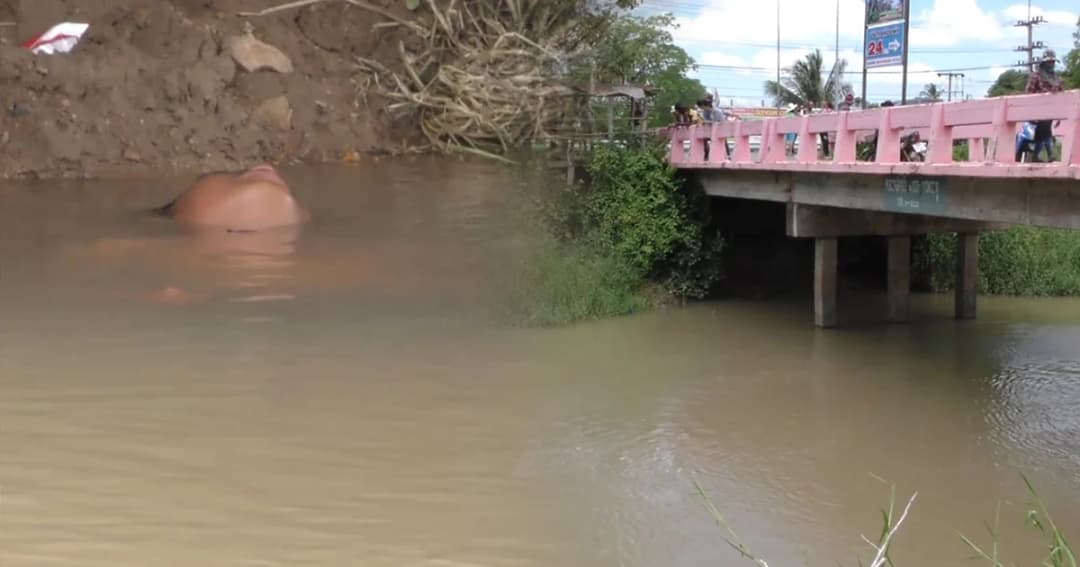 ศพจมน้ำขยับได้ใต้สะพานชัยนาท ที่แท้เมานอนแช่น้ำหลับสนิท