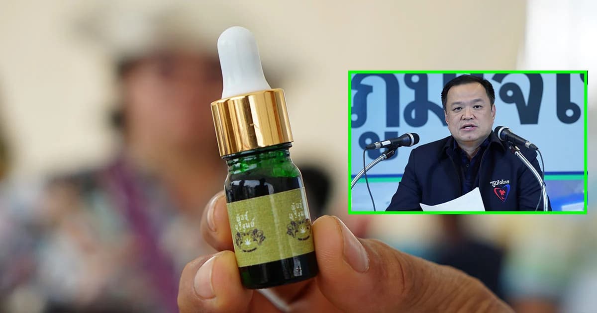 “อนุทิน” ตั้งเป้ามีใบรับรองแพทย์เดินไปซื้อน้ำมันกัญชาได้