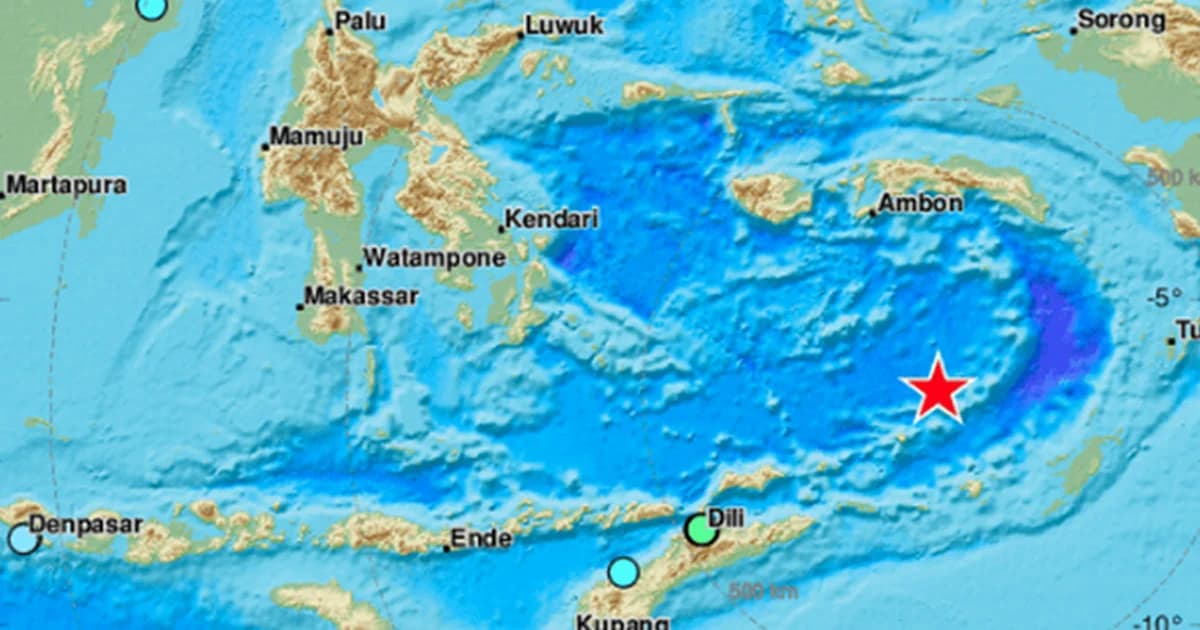เกิดแผ่นดินไหวขนาด 7.5 บริเวณตอนกลางของอินโดนีเซีย