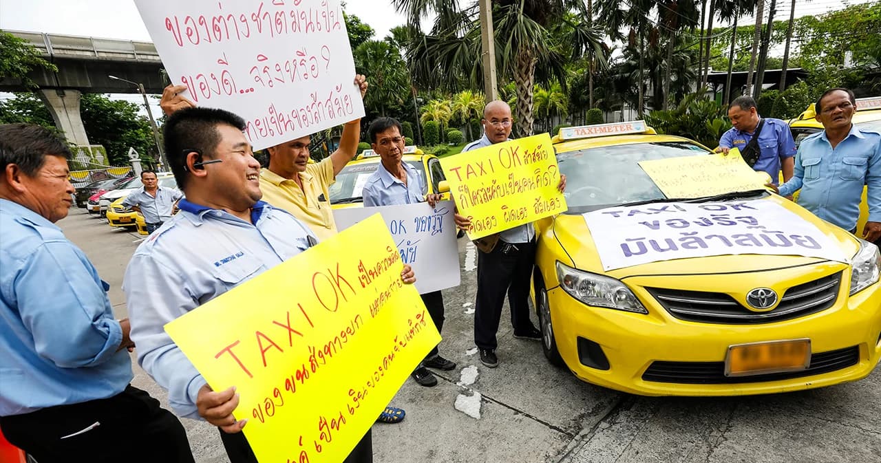 คนขับแท็กซี่ไม่เห็นด้วย ขนส่งฯ เตรียมผลักดันให้แกร็บถูกกฎหมาย