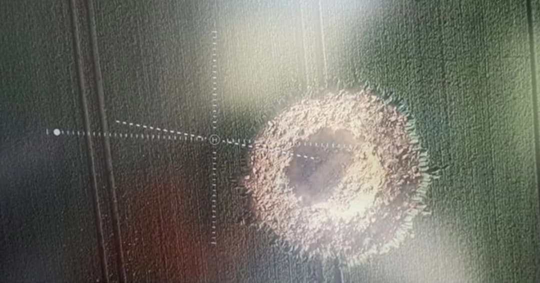 ระเบิดสมัยสงครามโลกครั้งที่ 2 ระเบิดกลางไร่ในเยอรมัน