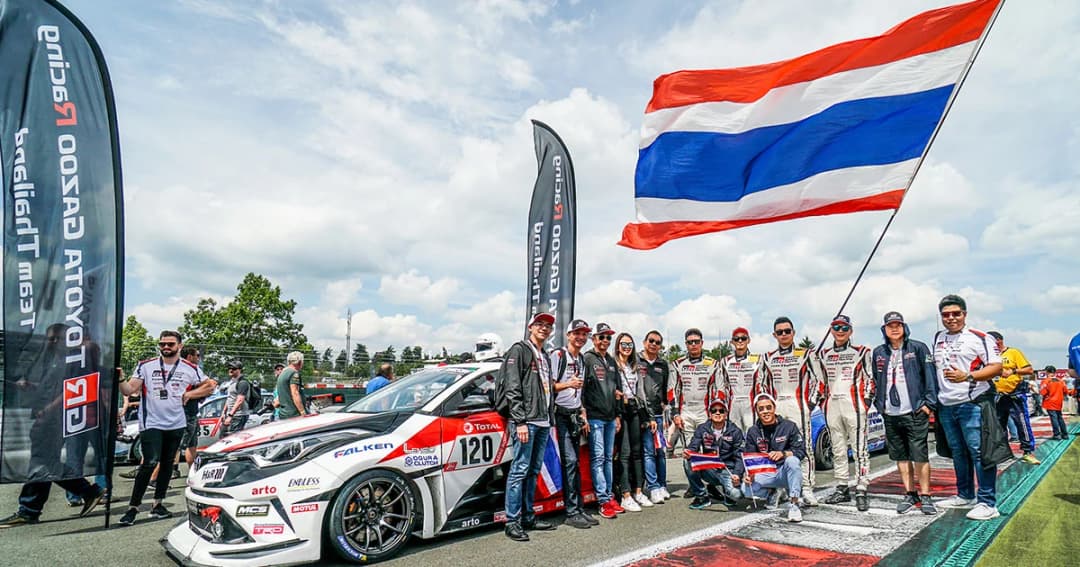 Toyota Gazoo Racing Team Thailand สร้างสถิติใหม่ แข่งรถมาราธอน 24 ชม. งานเวิลด์กรังด์ปรีซ์โหดอันดับต้นของโลก