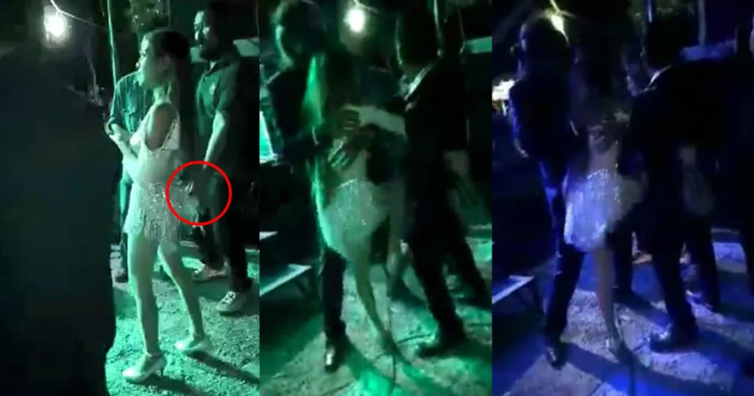 นักร้องสาวถูกขี้เมาลวนลาม ถีบสวนเข้าหน้า