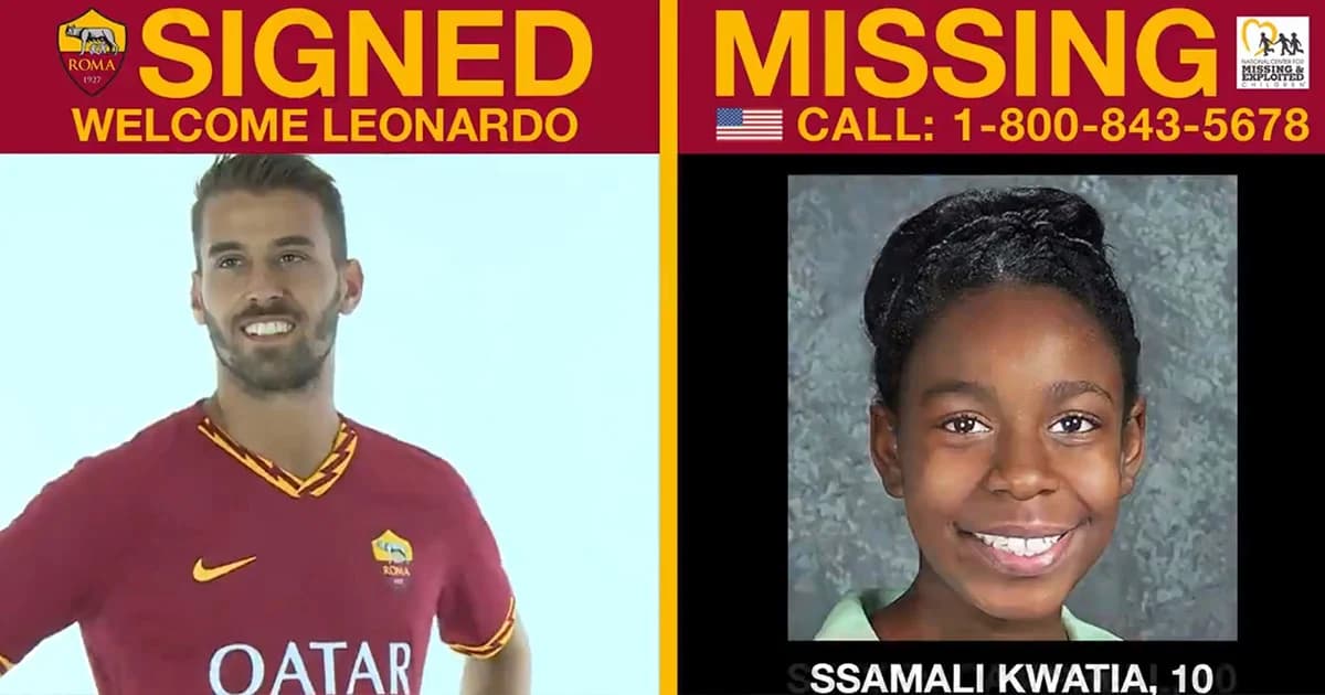 อาแอส โรม่าจัดแคมเปญช่วยเหลือเด็กหาย