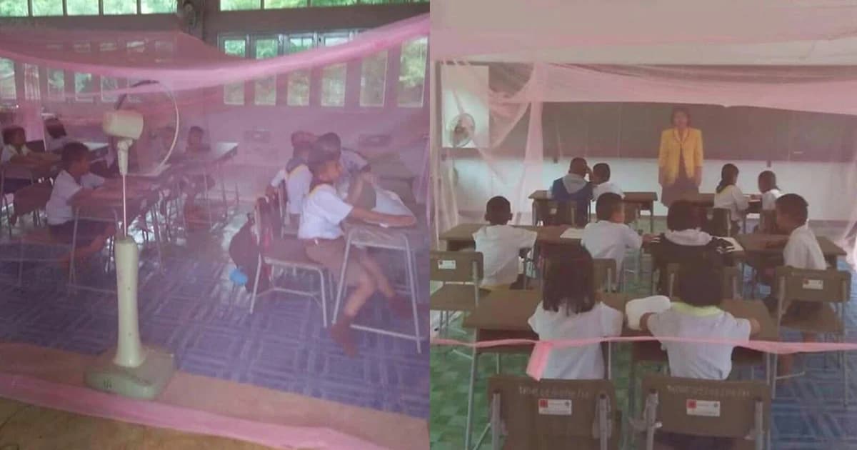 สกลนคร “กางมุ้งเรียนหนังสือ” ป้องกันโรคไข้เลือดออก หลังพบป่วยพุ่ง 278 ราย