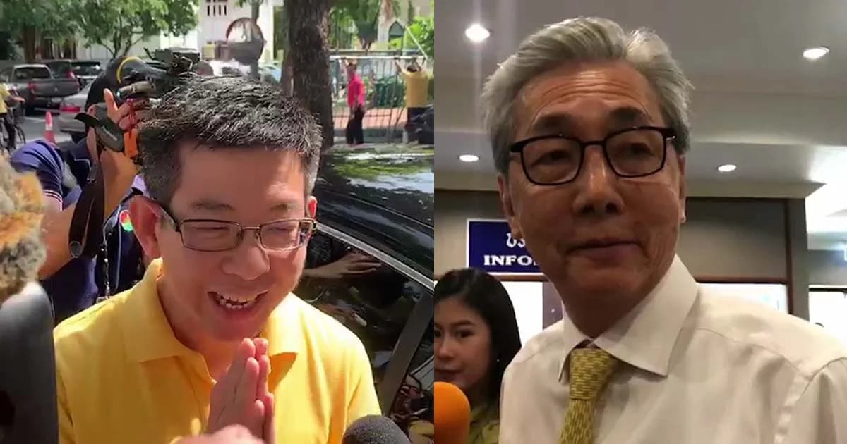 แกนนำพลังประชารัฐ เข้าทำเนียบ “สมคิด” บอกมาหาเพราะคิดถึงกัน