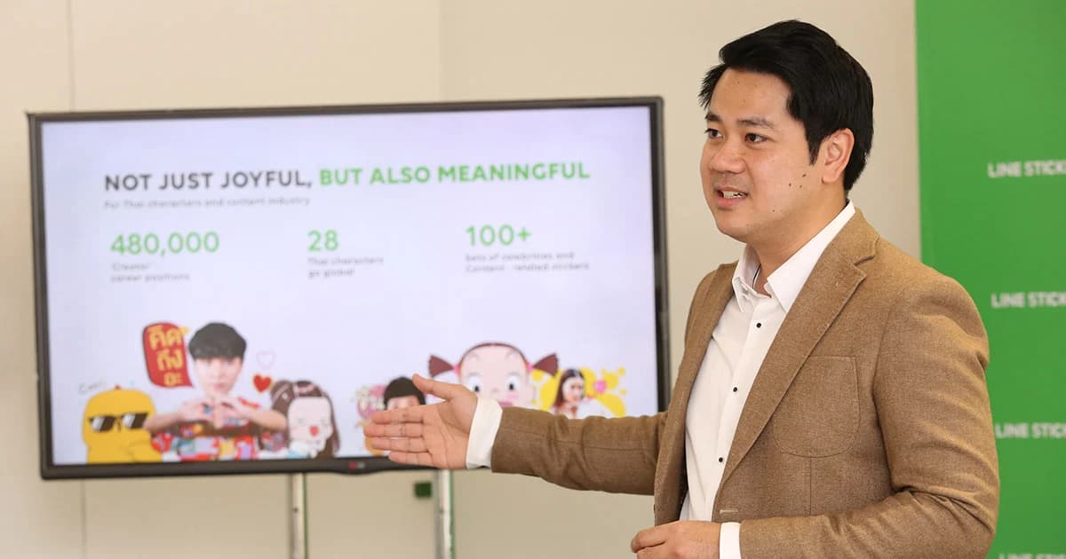 “ไลน์” เผยคนไทยซื้อสติ๊กเกอร์สูงติดอันดับโลก มีครีเอเตอร์เติบโตสุด 4.8 แสนคน