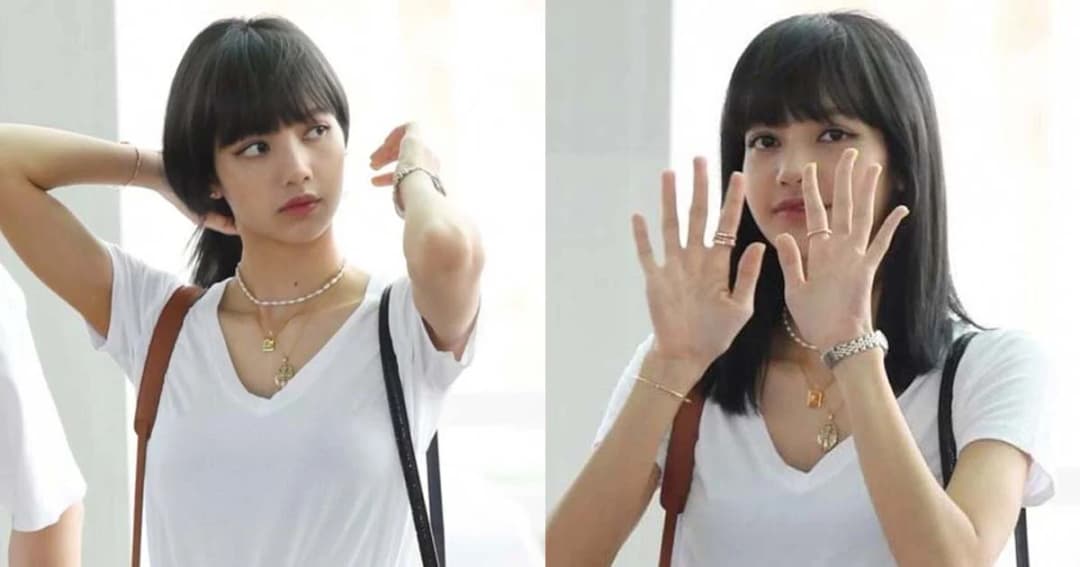 “ลิซ่า BLACKPINK” บินกลับไทยเซอร์ไพรส์ด้วยลุคผมสีดำเตรียมโชว์คอนเสิร์ต