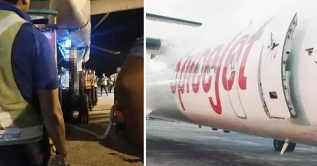 สลด! ช่างฝึกหัดการบินอินเดีย ถูกแรงไฮดรอลิกดูดร่างติดคาเครื่องยนต์ดับคาที่