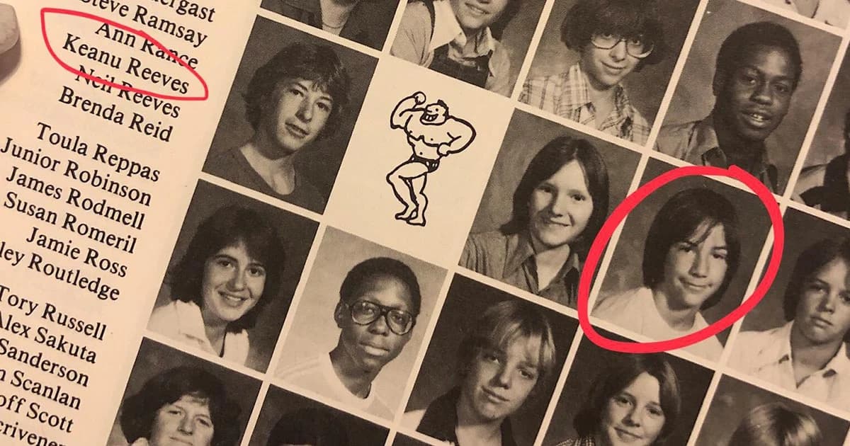 เผยภาพ “เคียนู รีฟส์” ตอนเด็ก สมัยเรียนมัธยม