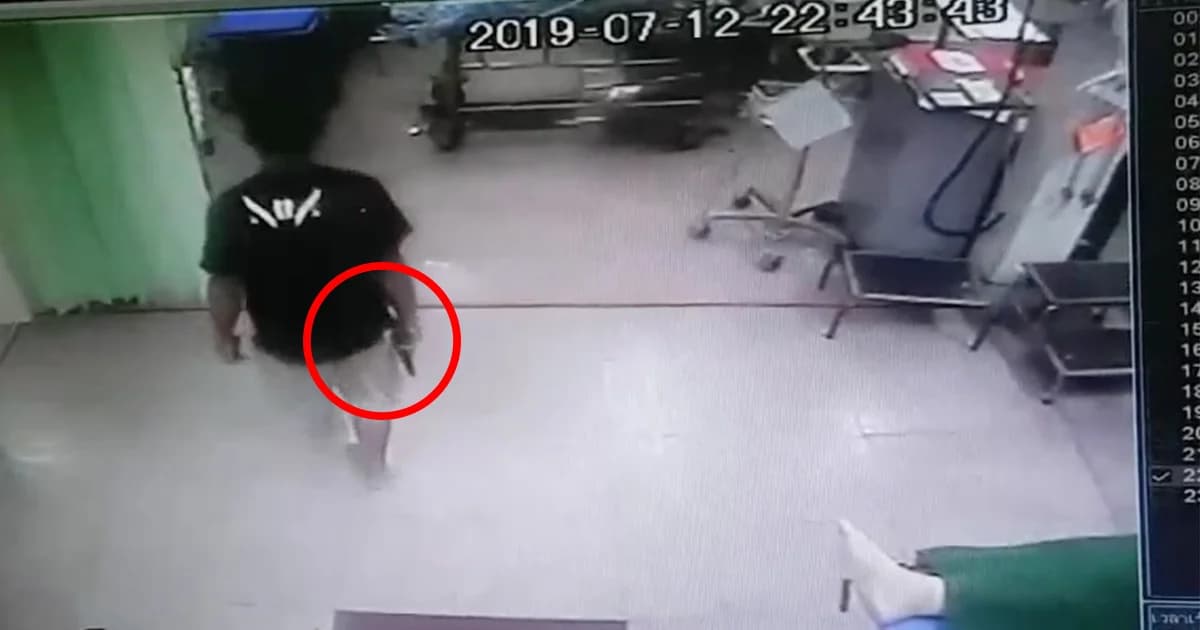 หนีตายวุ่น! หนุ่มเมากัญชาชักปืนขู่พยาบาล-คนไข้กลางห้องฉุกเฉิน