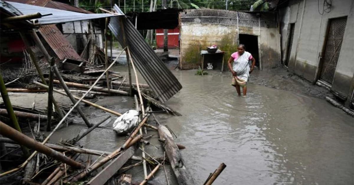 เกิดน้ำท่วมฉับพลัน-ดินถล่มในอินเดียและเนปาล เสียชีวิตแล้วกว่า 40 ราย