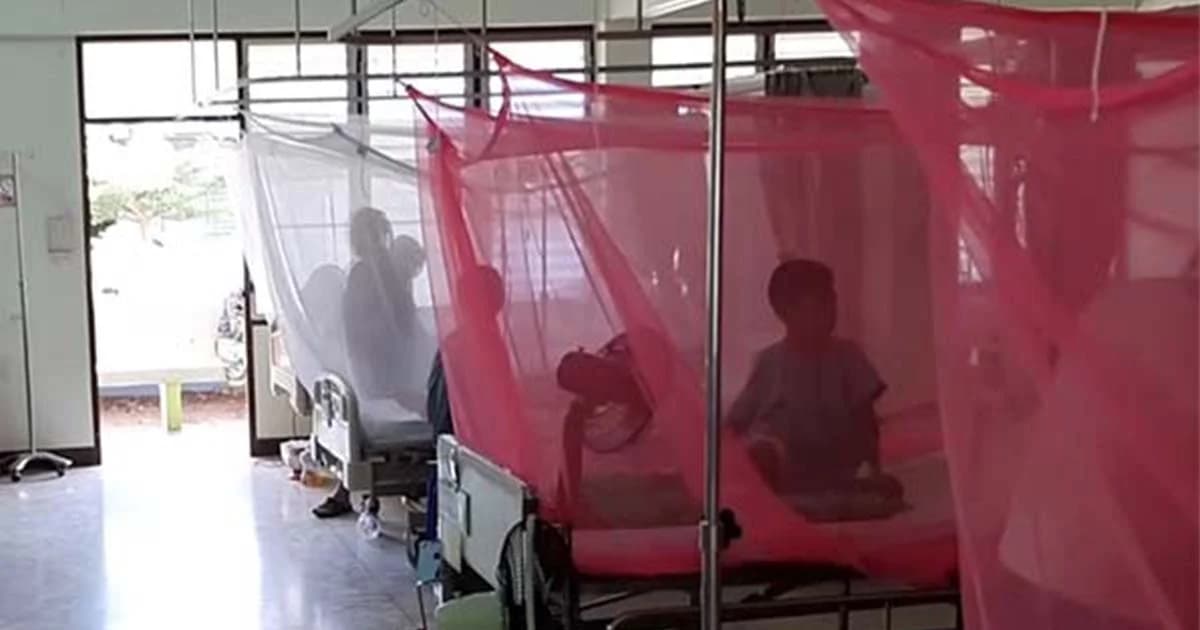 รพ.เชียงคาน ปิ๊งไอเดีย กางมุ้งผู้ป่วยไข้เลือดออก ตามสีของอาการ