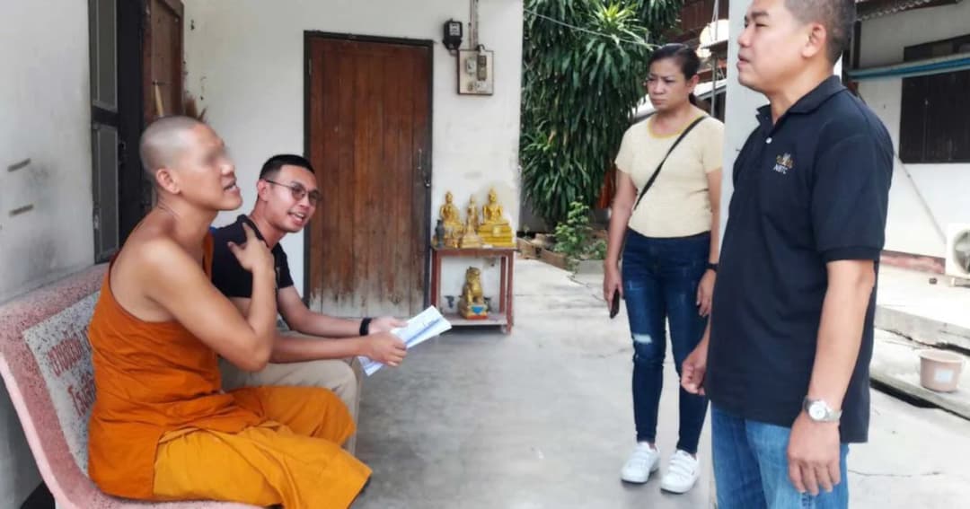 รวบผู้ต้องหาหนีหมายจับคดีข่มขืนกว่า 15 ปี มาบวชเป็นพระ-เจ้าตัวยังปฏิเสธ