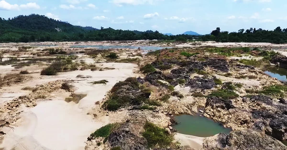 ภัยแล้งวิกฤต! น้ำโขงลดกระทบวิถีชีวิตชาวหนองคาย