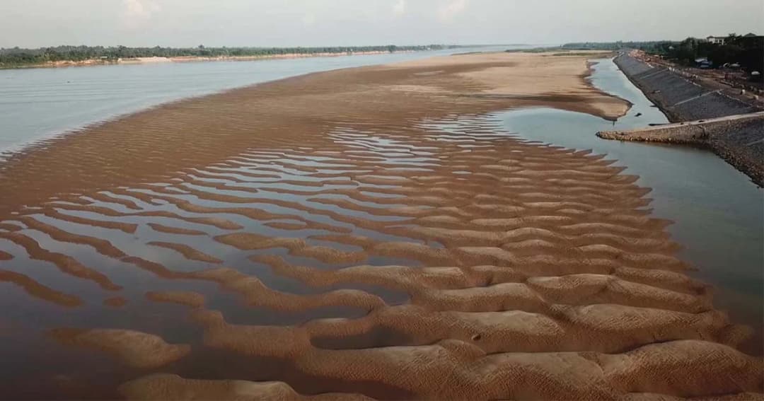 ผิดปกติ ! โขงแห้งหน้าฝน ชมรมอนุรักษ์ฯ หวั่นผลกระทบจากเขื่อนจีน