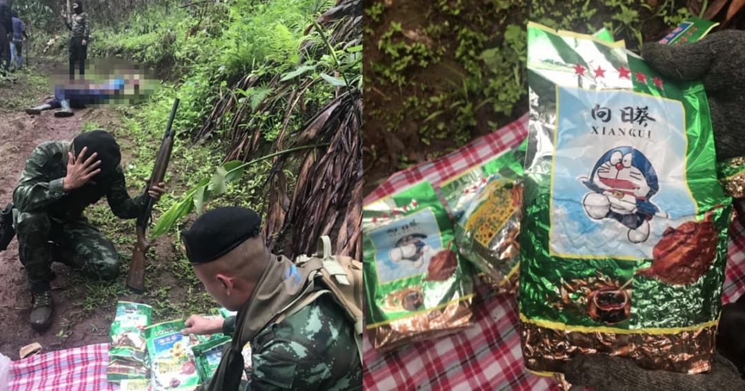 กกล.ผาเมือง วิสามัญแก๊งขนยาเสพติดตาย 4 ศพ ยึดไอซ์ 120 กก. ชายแดนเชียงราย