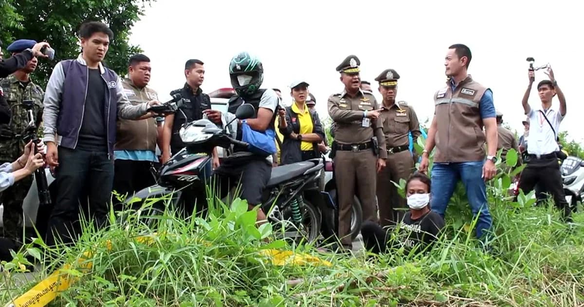 รวบมือฆ่าแม่ค้าหมกพงหญ้า พบเพิ่งพ้นโทษมาขับวิน