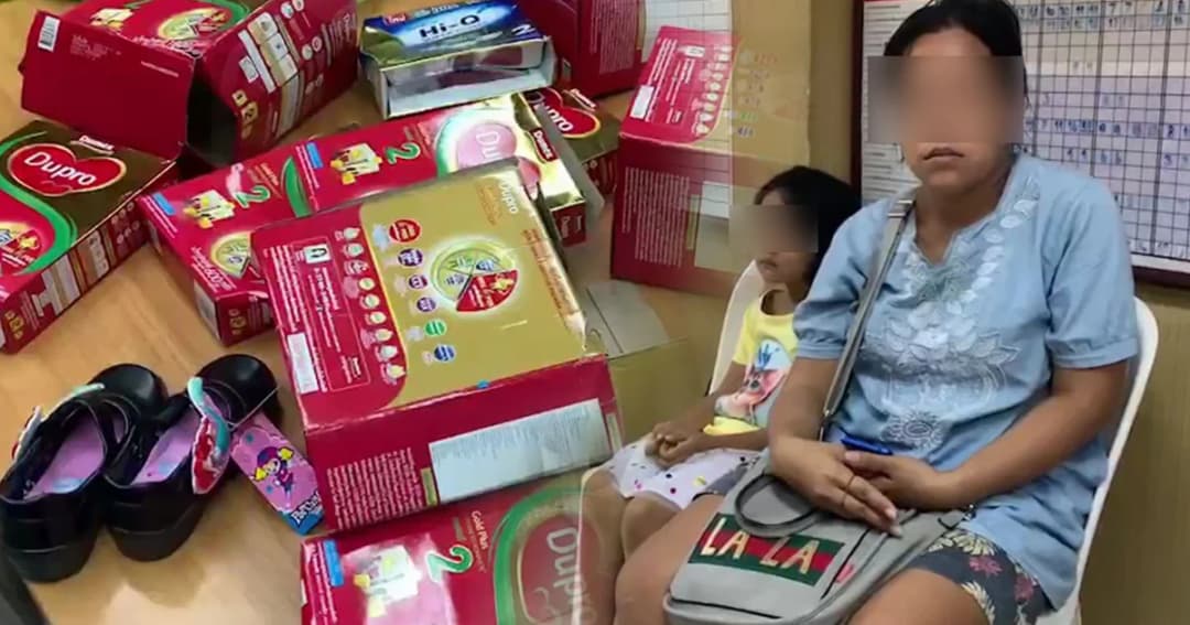 สุดเวทนา! แม่ลูก 4 ตกงานพร้อมสามีจูงลูกย่องเข้าห้าง ลักนมผง-รองเท้านักเรียน