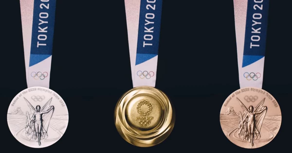 ญี่ปุ่นอวดโฉม ‘เหรียญโอลิมปิก 2020’ รีไซเคิลจากมือถือเก่า-ขยะอิเล็กทรอนิกส์ 8 หมื่นตัน