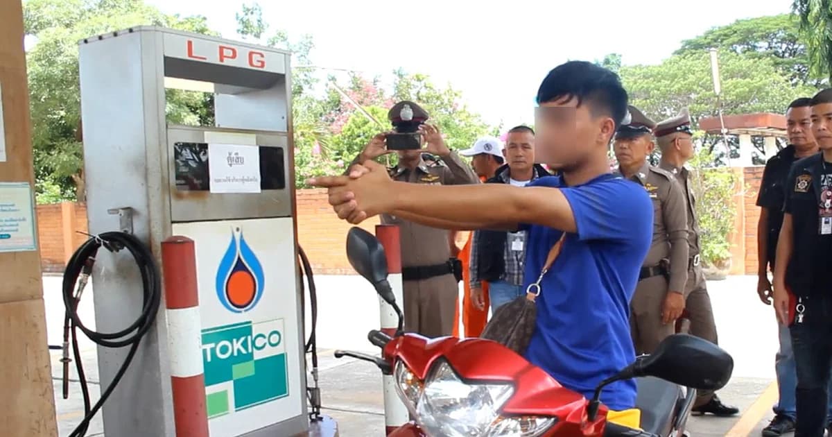 จับแล้ววัยรุ่นยิงท้ายทอยเด็กปั๊มชิงทรัพย์ เผยติดหนี้พนัน