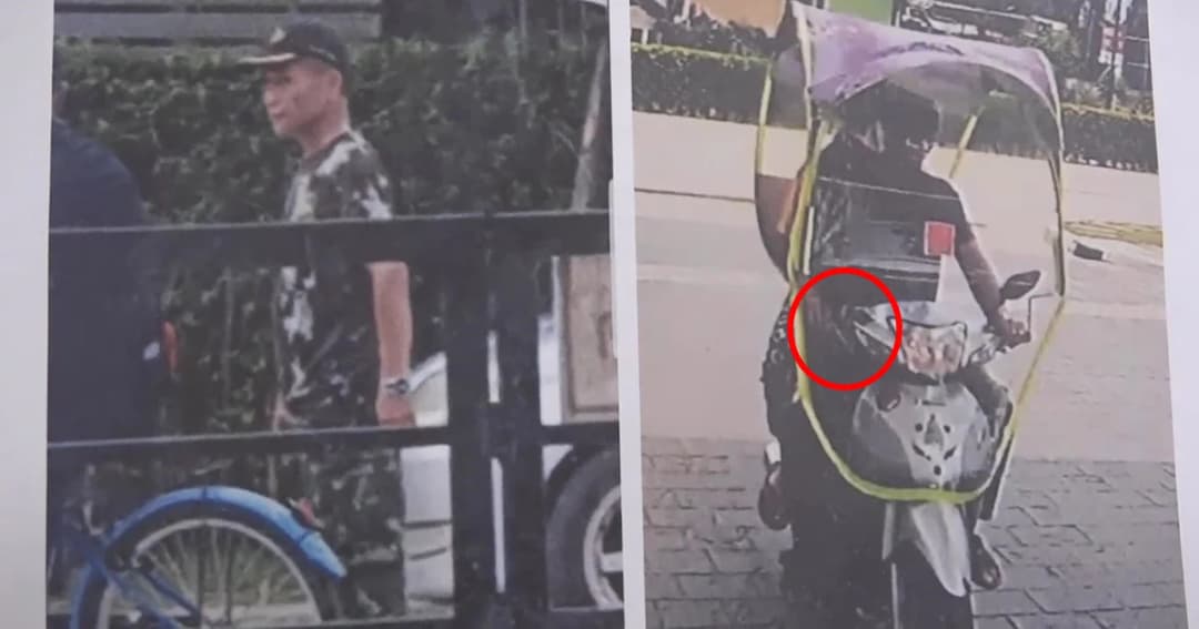 สาวร้อง! ชายใส่เสื้อทหารชักปืนขู่หน้าบ้าน ปมจอดรถ