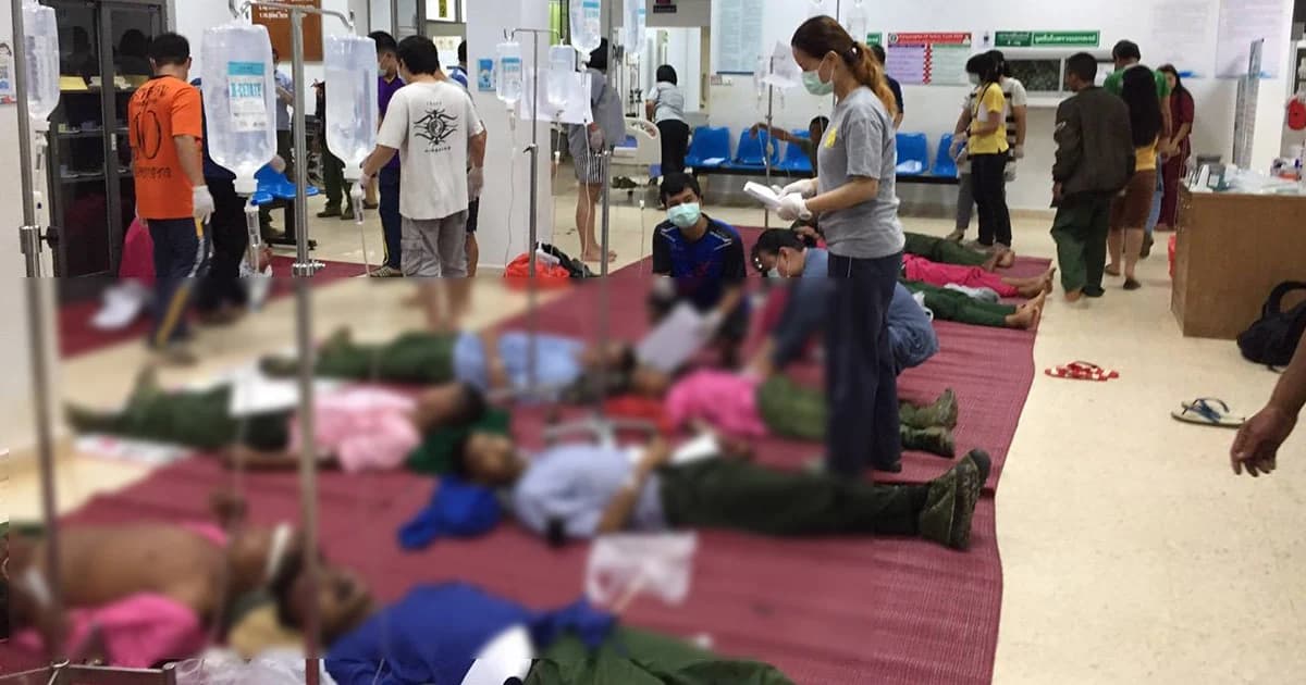 ทหารว้าแดง-ชาวบ้านป่วยหนัก 39 ราย รพ.ปางมะผ้า ช่วยรักษาตามหลักมนุษยธรรม