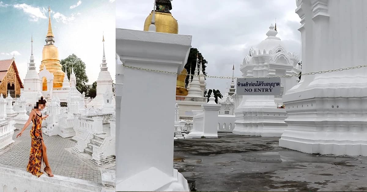 ห้ามขึ้น “กู่” สุสานหลวงเจ้าเชียงใหม่ หลังนักท่องเที่ยวถ่ายภาพไม่เหมาะสม