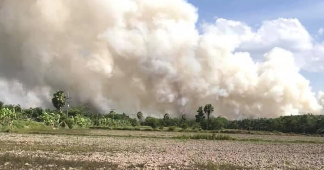 ผู้ใหญ่บ้านสุดทน แฉไฟป่าพรุควนเคร็งฝีมือคน 100%