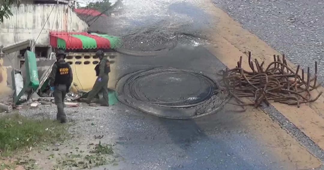 สรุปป่วน 3 อำเภอปัตตานี ระเบิดตู้ ATM ปล้นเงินเกลี้ยง