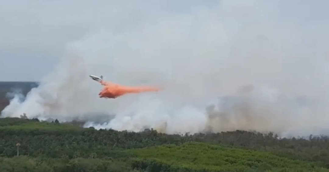 ระดมอากาศยาน ปฏิบัติการดับ “ไฟป่าพรุควนเคร็ง” หลังพบจุดความร้อน 50 จุด ค่าฝุ่นพุ่ง