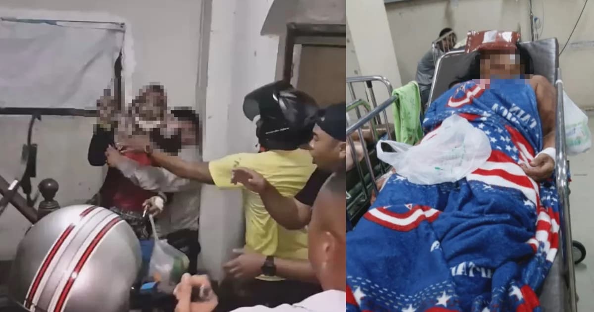 พ้นขีดอันตรายเเล้ว พ่อ-แม่ ถูกลูกทรพีเมาคลั่งไล่ฟันสาหัส