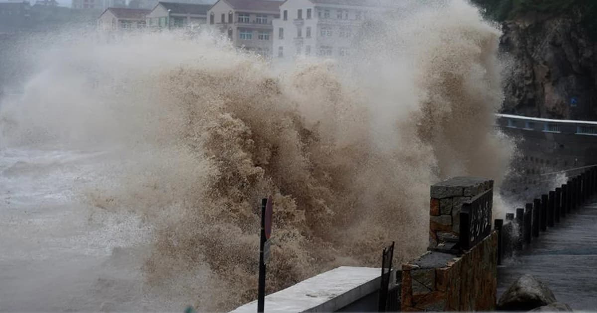 ไต้ฝุ่น “เลกิมา” แผลงฤทธิ์ ถล่มจีน สั่งอพยพแล้วกว่าล้านคน ยกเลิกนับพันเที่ยวบิน